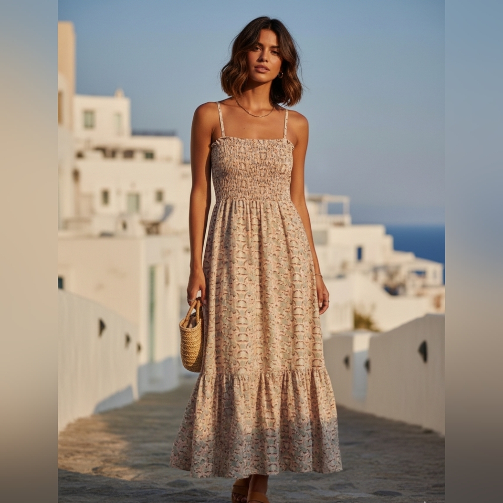 Magari Made In Italy Sleeveless Maxi Dress Sz XL
